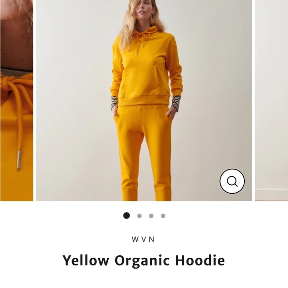 WVN organic cotton sweatshirt sweatpants set EUC - Picture 1 of 13